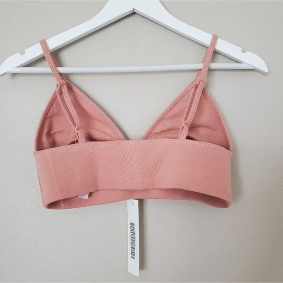 Jonathan Simkhai Juliette Chai Pink Waffle Bralette Size Small - Picture 4 of 8